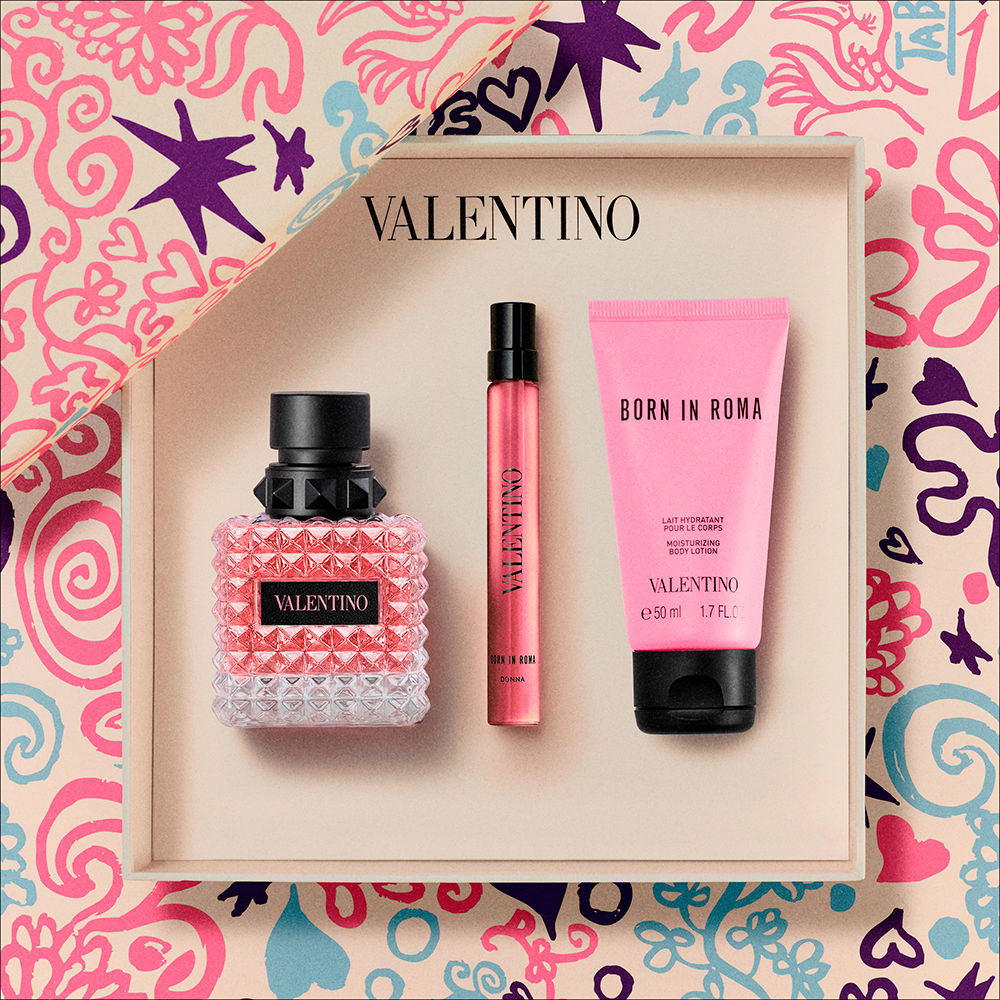 valentino donna born in roma gift set