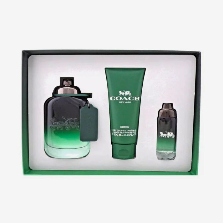 coach green gift set